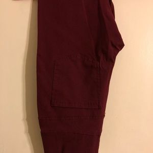 Agnes and Dora Modern Jeggings in XL Wine Color